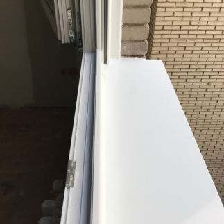 Vierteaguas de aluminio 100mm Modelo 2