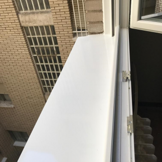 Vierteaguas de aluminio 100mm Modelo 3