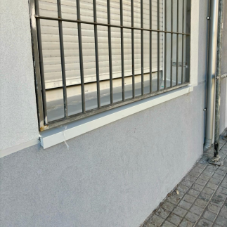 Vierteaguas de aluminio 150mm Modelo 3