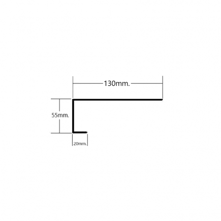 Vierteaguas de aluminio 130mm Modelo 5