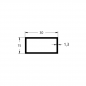 Tubo 30x15mm de aluminio Tubo 30x15mm de aluminio