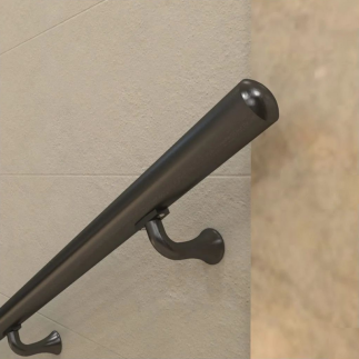 Soporte pasamanos de aluminio