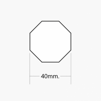 Eje octogonal de 40mm