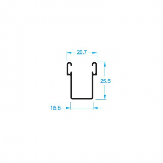 Guía reductora de aluminio