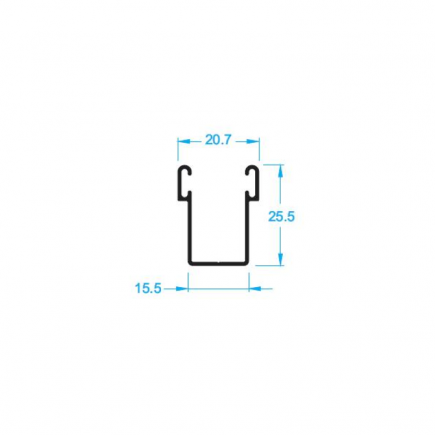 Guía reductora de aluminio