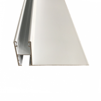 Guía 120mm de aluminio con ala trasera