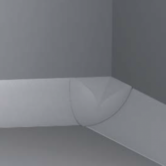 Esquinero para Rinconera de PVC