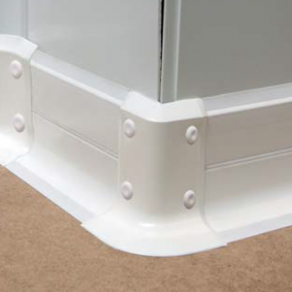 Cantonera para Rodapié 90mm de PVC