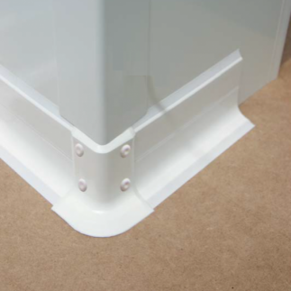 Cantonera para Rodapié 90mm de PVC