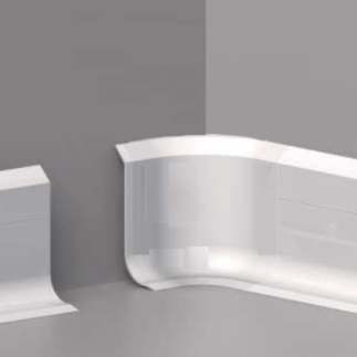 Esquinero para Rodapié 90mm de PVC