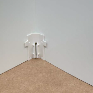 Esquinero para Rodapié 90mm de PVC