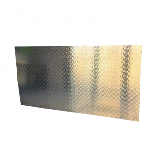 Chapa damero de aluminio 2000 x 1000 x 3mm