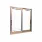 Ventana de aluminio corredera 2 hojas (Max. 1200x1200mm.)