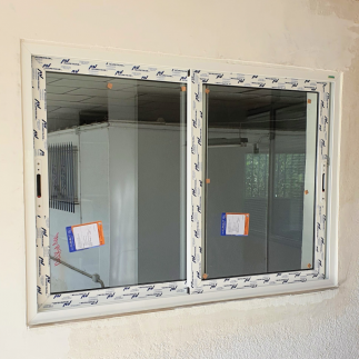 Ventana de aluminio corredera dos hojas