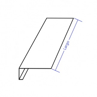 Vierteaguas de aluminio 130mm Modelo 5