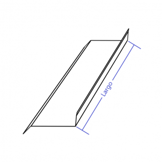 Visera de aluminio 200mm Modelo 4