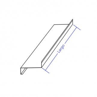 Visera de aluminio 120mm Modelo 7