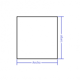Chapa aluminio 1,2mm con acabado a 2 caras
