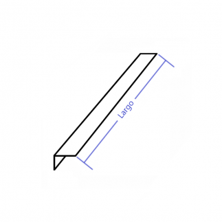 Angulo 60x40mm de aluminio