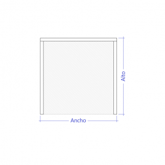 Mosquitera enrollable vertical
