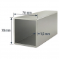 Tubo 70x70mm de aluminio