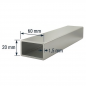 Tubo 60x20mm de aluminio