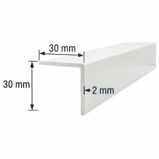Angulo 30x30mm de PVC