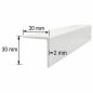 Angulo 30x30mm de PVC Angulo 30x30mm de PVC