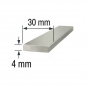 Pletina 30x4mm de aluminio