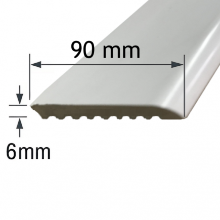 Pletina 90x6mm de PVC