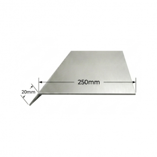 Vierteaguas de aluminio 250mm Modelo 1