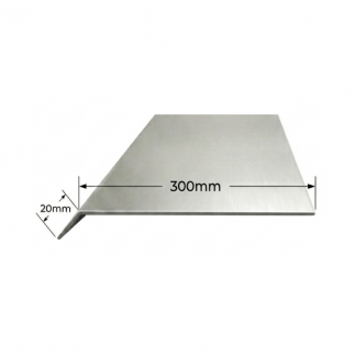 Vierteaguas de aluminio 300mm Modelo 1