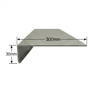Vierteaguas de aluminio 300mm Modelo 3