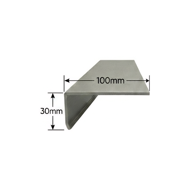 Vierteaguas de aluminio 100mm Modelo 3
