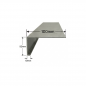 Vierteaguas de aluminio 100mm Modelo 2 Vierteaguas de aluminio 100mm Modelo 2