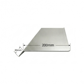 Visera de aluminio 200mm Modelo 1