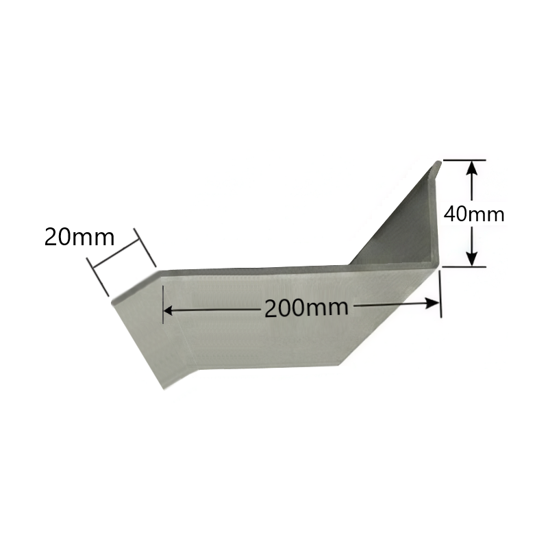 Visera de aluminio 200mm Modelo 4