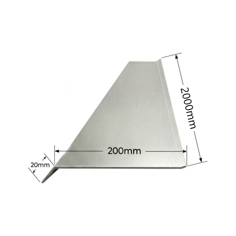 Visera de aluminio 200 x 2000mm Mod. 1 Visera de aluminio 200 x 2000mm Mod. 1