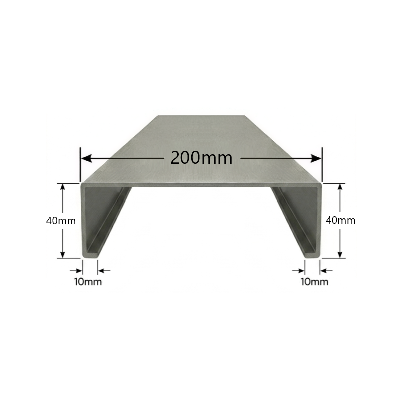 Albardilla de aluminio 200mm - Modelo 1
