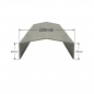 Albardilla de aluminio 220mm - Modelo 4