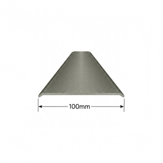 Tapeta plana de aluminio 100mm