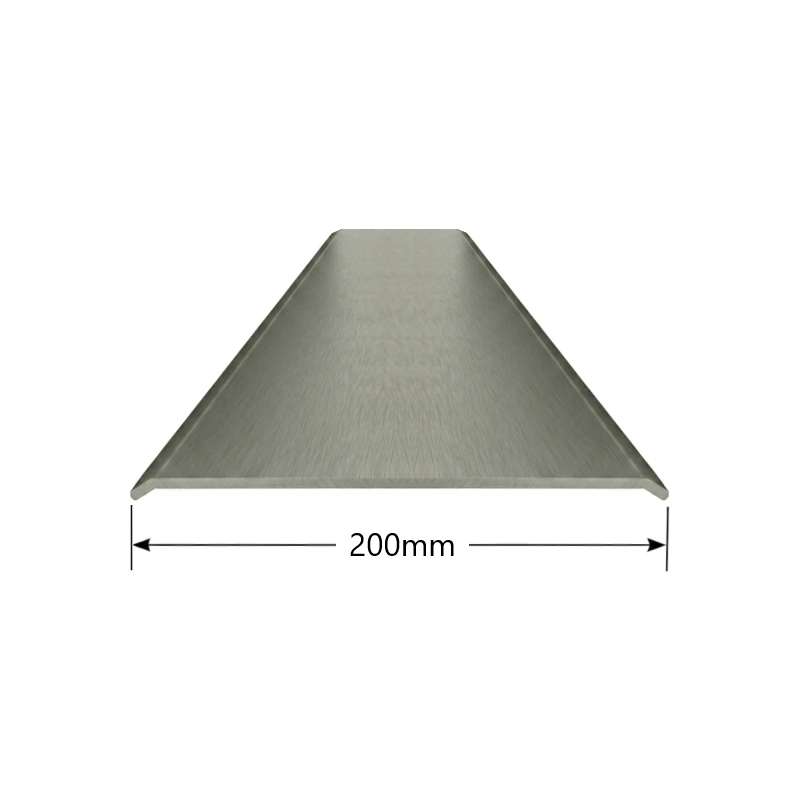Tapeta plana de aluminio 200mm