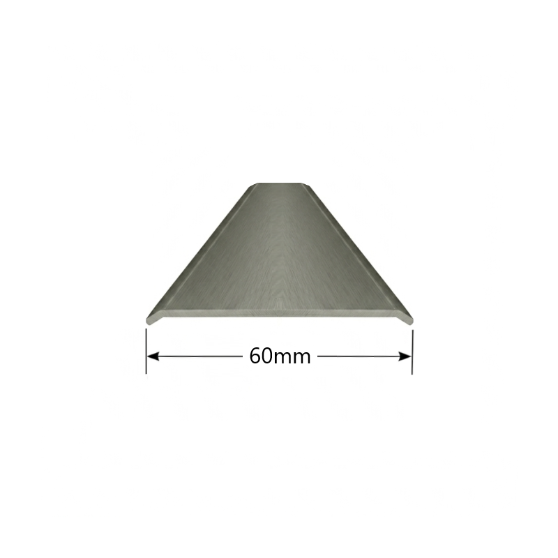 Tapeta plana de aluminio 60mm
