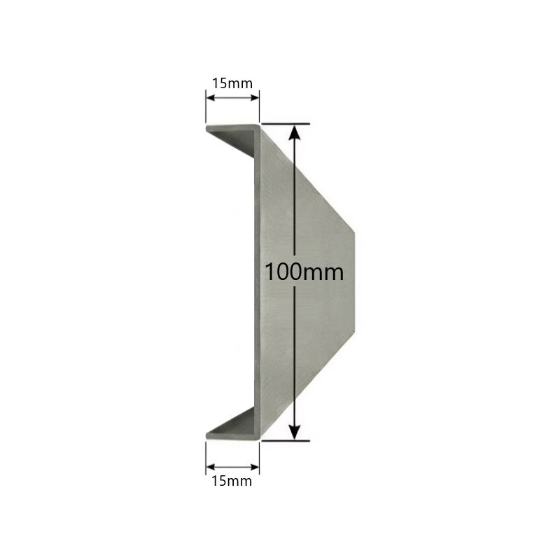Rodapié 100mm en aluminio Rodapié 100mm en aluminio