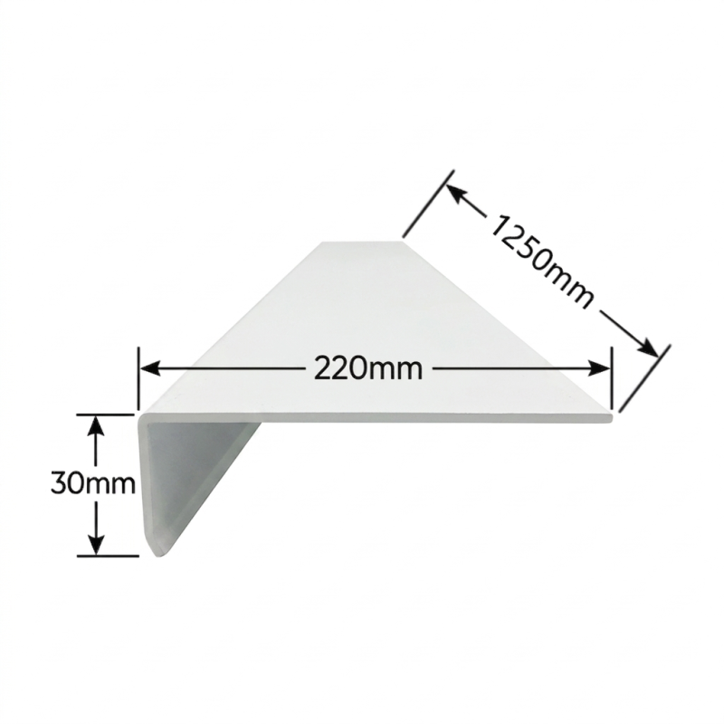 Vierteaguas de aluminio 220 x 1250mm Mod. 3 Vierteaguas de aluminio 220 x 1250mm Mod. 3