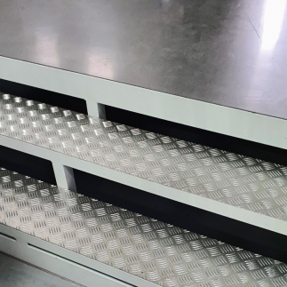 Chapa estriada de aluminio a medida | Alubama