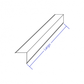 Angular de 40x40mm en chapa