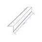 Angular de 40x40mm en chapa Angular de 40x40mm en chapa