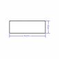 Chapa de aluminio a medida - Hasta 2000 x 200mm Chapa de aluminio a medida - Hasta 2000 x 200mm