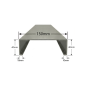Albardilla de aluminio 150mm - Modelo 1 Albardilla de aluminio 150mm - Modelo 1